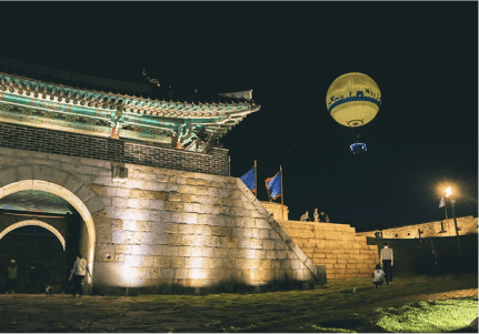 A Romantic Night Out at Hwaseong Temporary Palace in Suwon