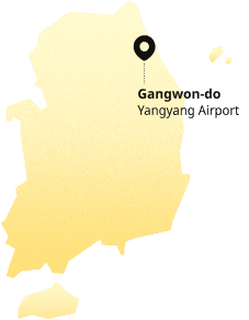 Yangyang International Airport location