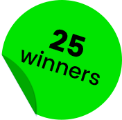 25 winners