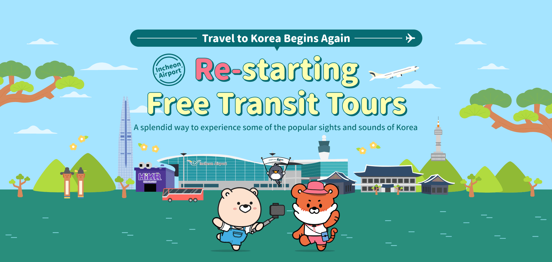 Free Transit Tours Travel to Korea Begins Again Korea Tourism